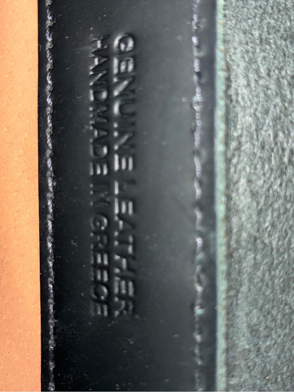 Black Leather Envelope Crossbody Bag - Picture 10 of 11
